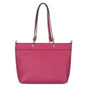 Fuschia Ring Handle Tassel Tote Bag