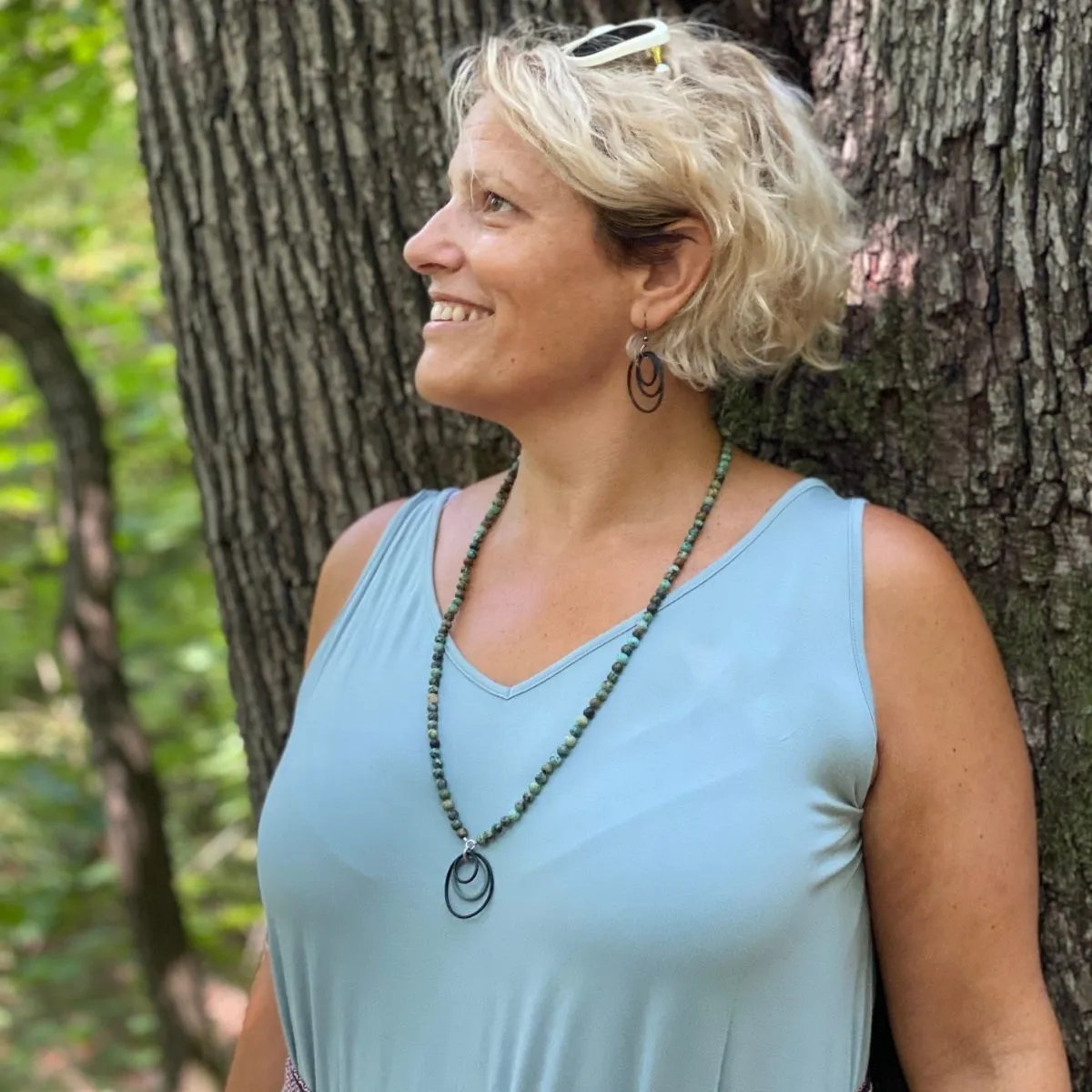 Zero Waste Ocean Themed Jewelry Set for Sustainable Living